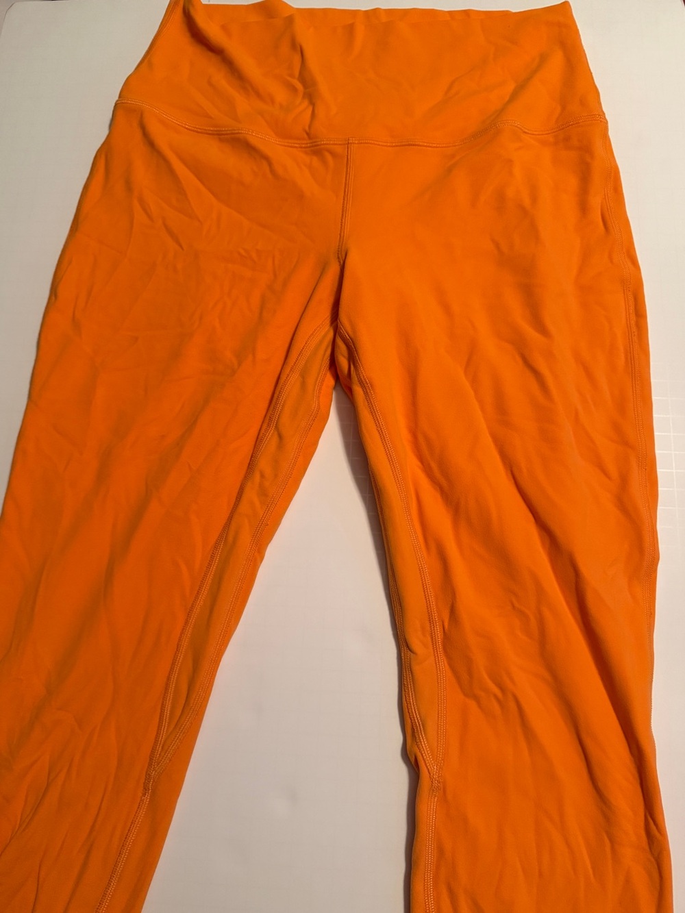 25” Align Lululemon Neon Orange Leggings